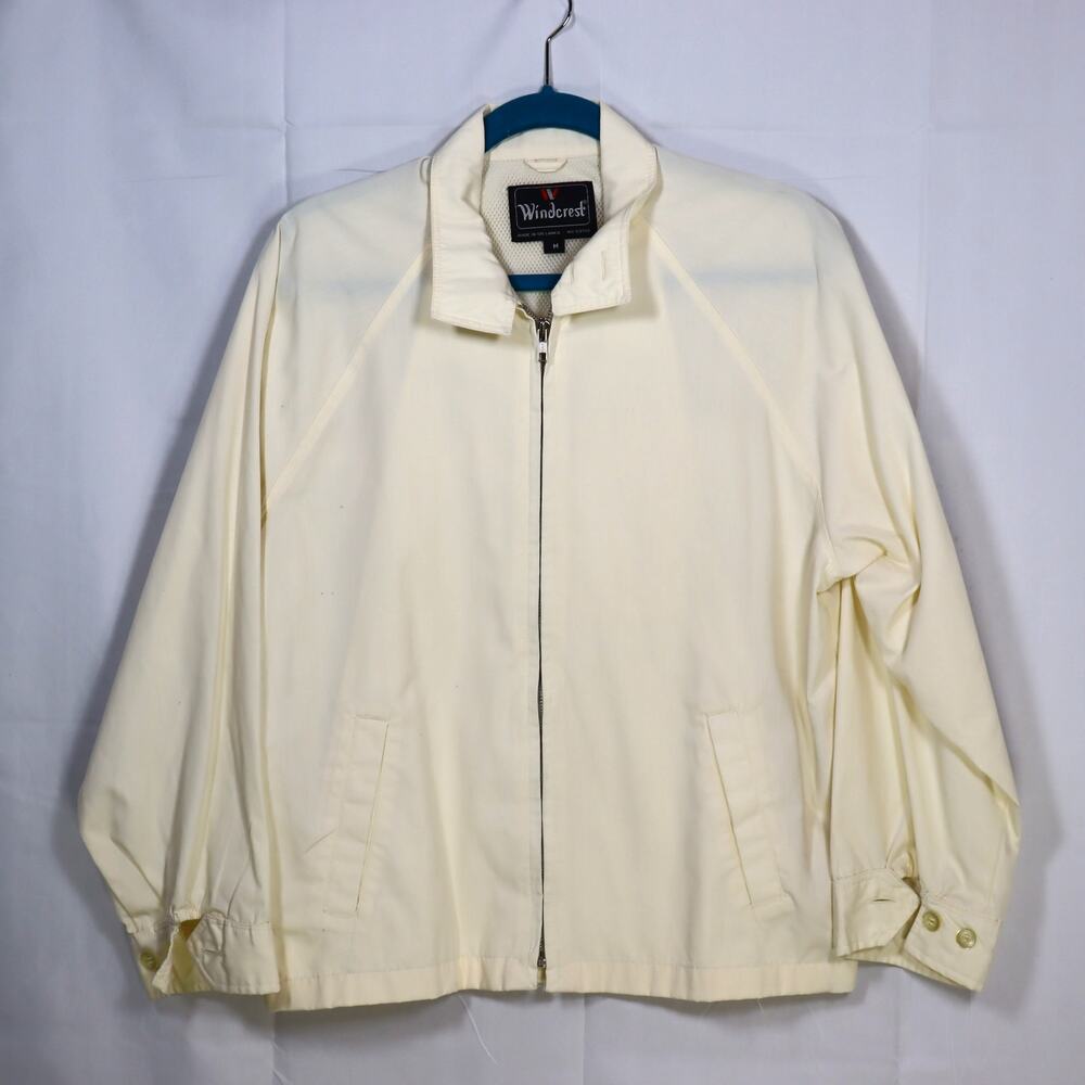 Windcrest Cream Lightweight Zip Jacket Size M‎